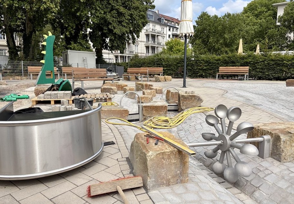 Wasserspielplatz in den Reisinger Anlagen soll im August öffnen Wasserspielplatz in den Reisinger Anlagen soll im August öffnen